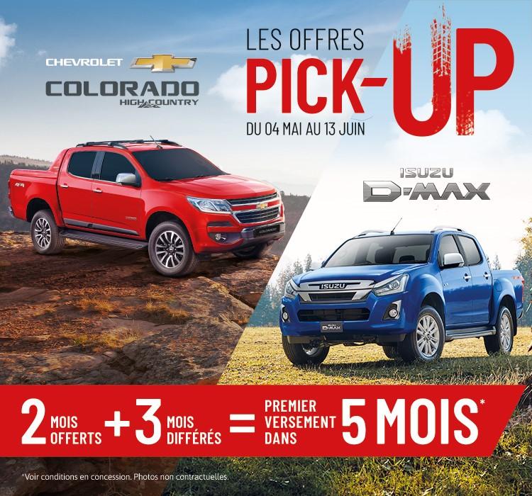 Les offres Pick-Up